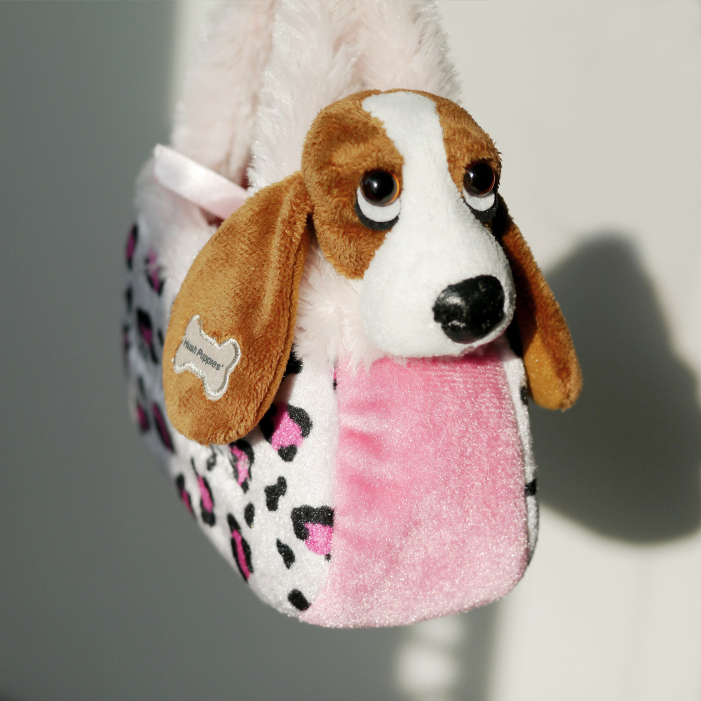 5" 帶我走-粉紅豹紋提袋巴吉度