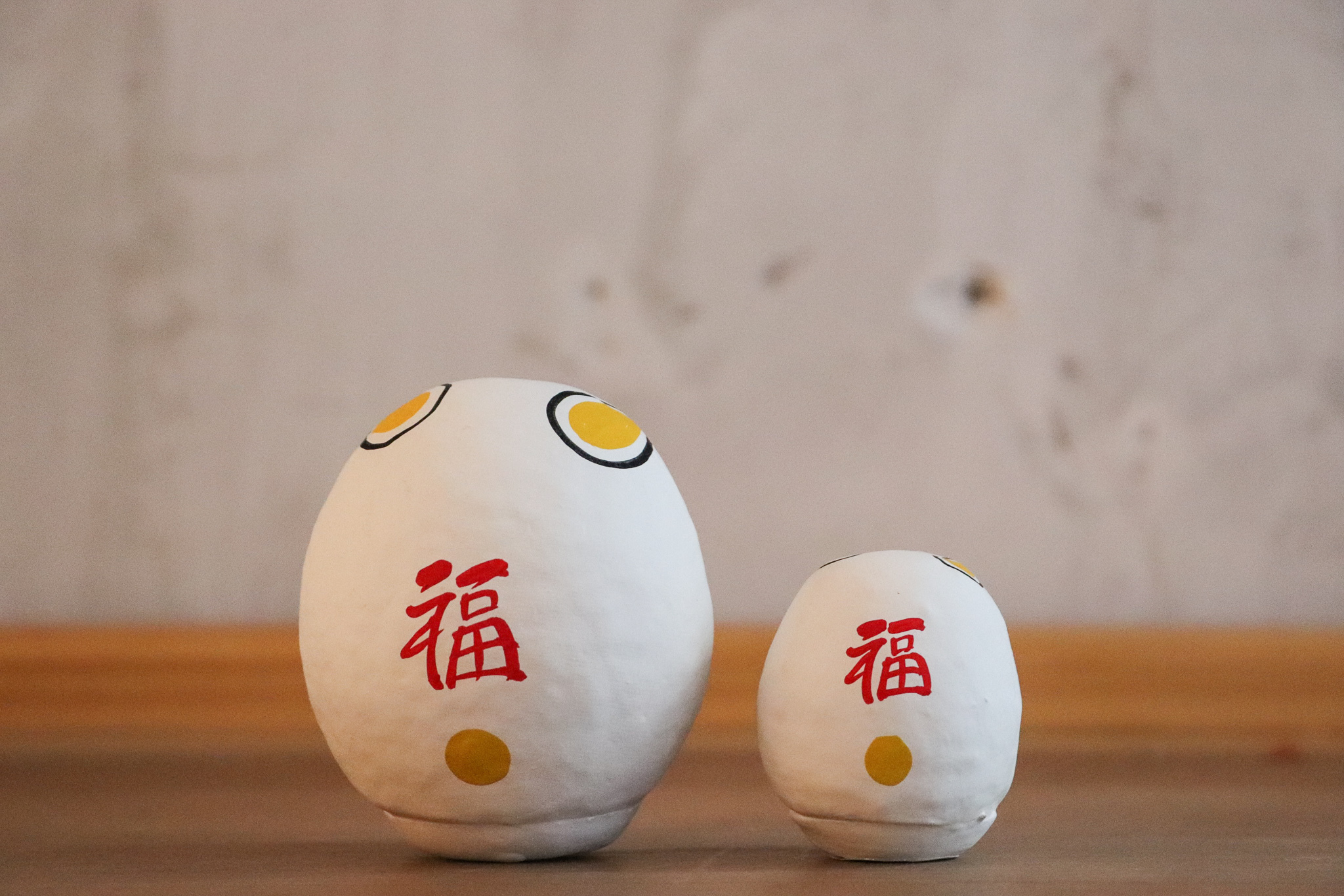 日本 高崎達摩 不倒翁兔 擺飾