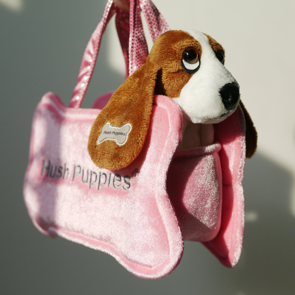 5" 帶我走-粉紅骨頭提袋巴吉度