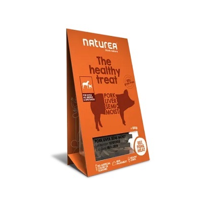 Naturea 鮮肉半濕小食 (犬用) - 豬肝 100g (EXP: 07/2026)