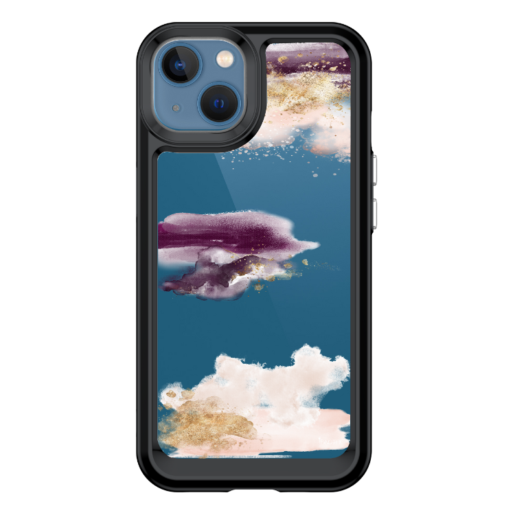 iPhone 13-15系列 手機防摔殼虛幻朦朧