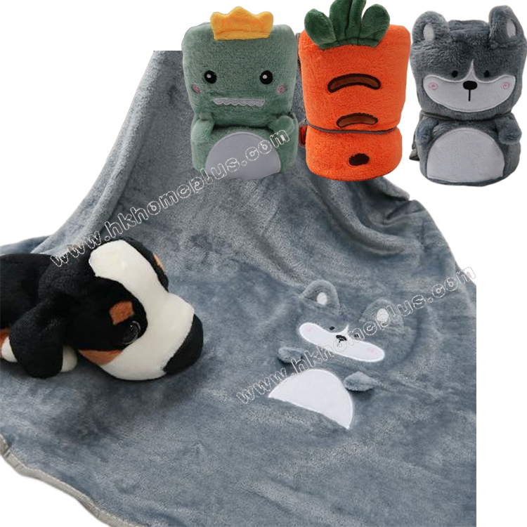 寵物卡通珊瑚絨毛毯