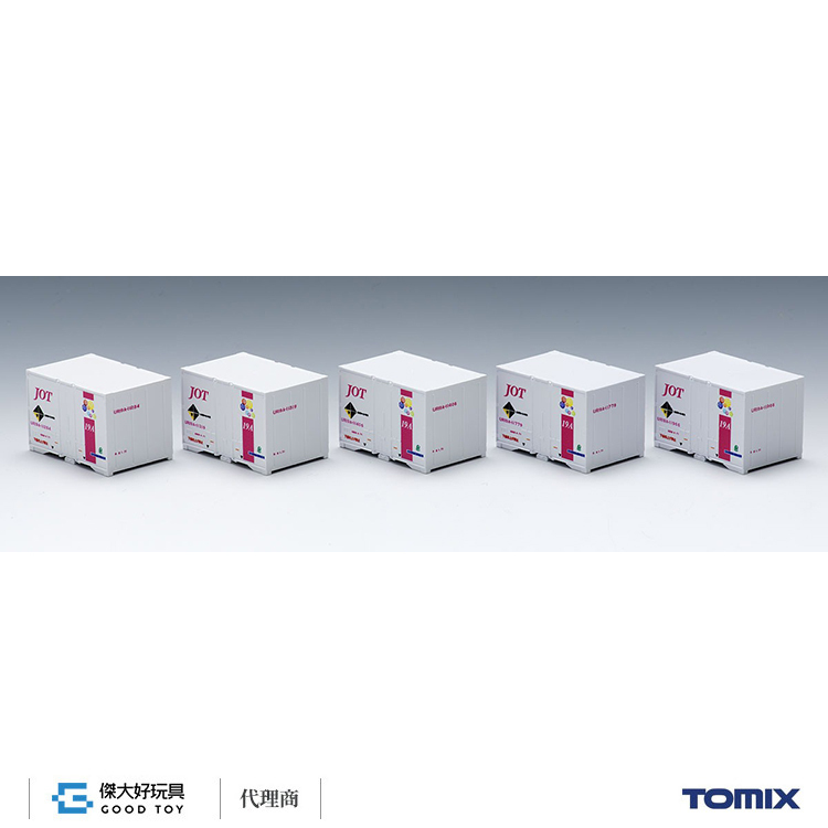 TOMIX 3176 私有貨櫃 UR19A-10000形 (日本石油輸送 粉帶 5入)