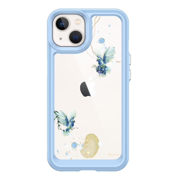 iPhone 13-15系列 手機防摔殼藍鵲之喜