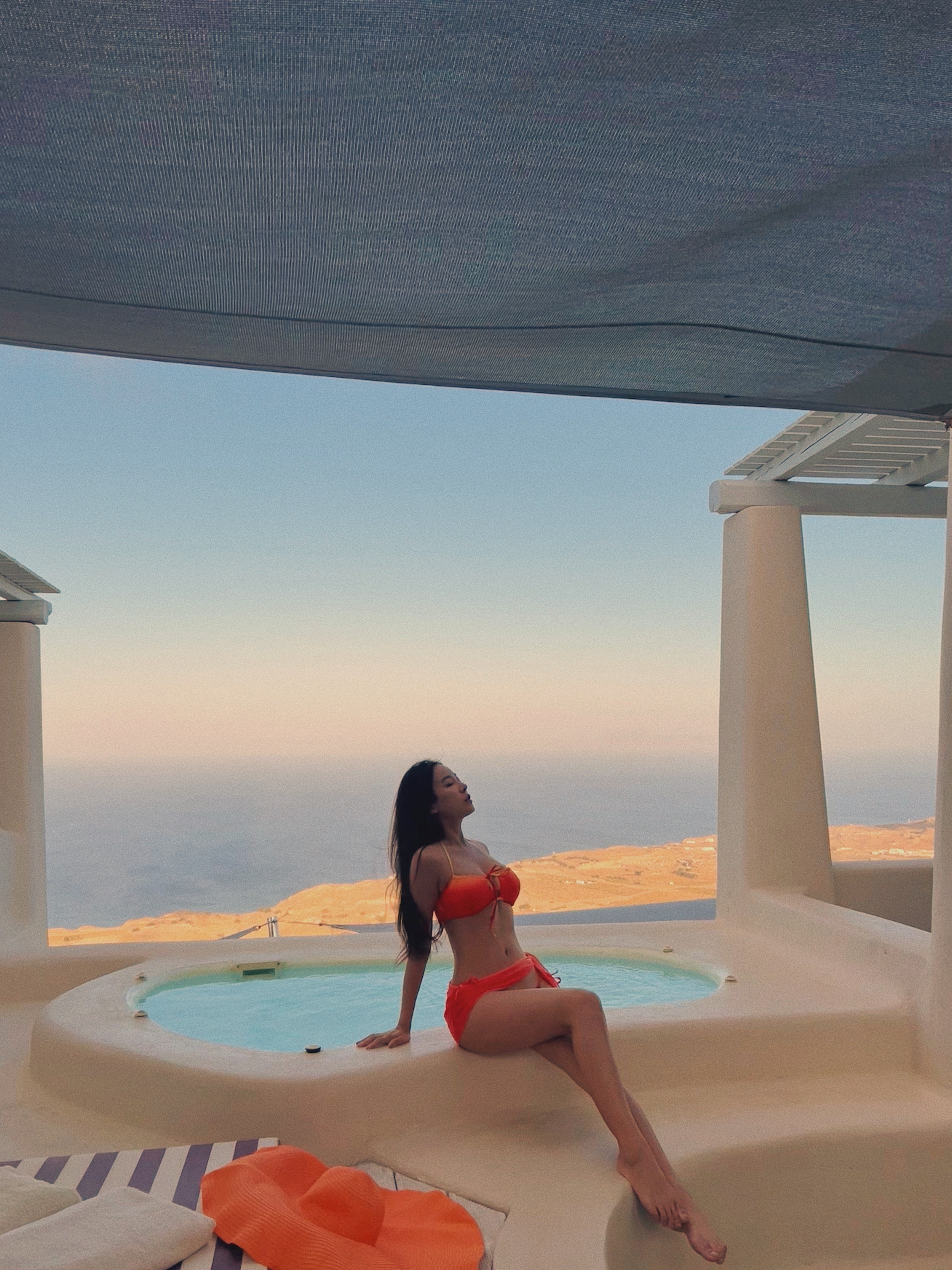 Fira 夕陽餘暉 厚墊美波比基尼