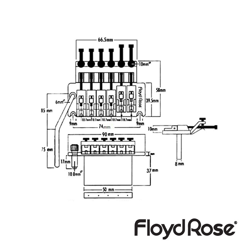 限量 Floyd Rose Special Vibe FRTSVRD 紅色 大搖座 總成