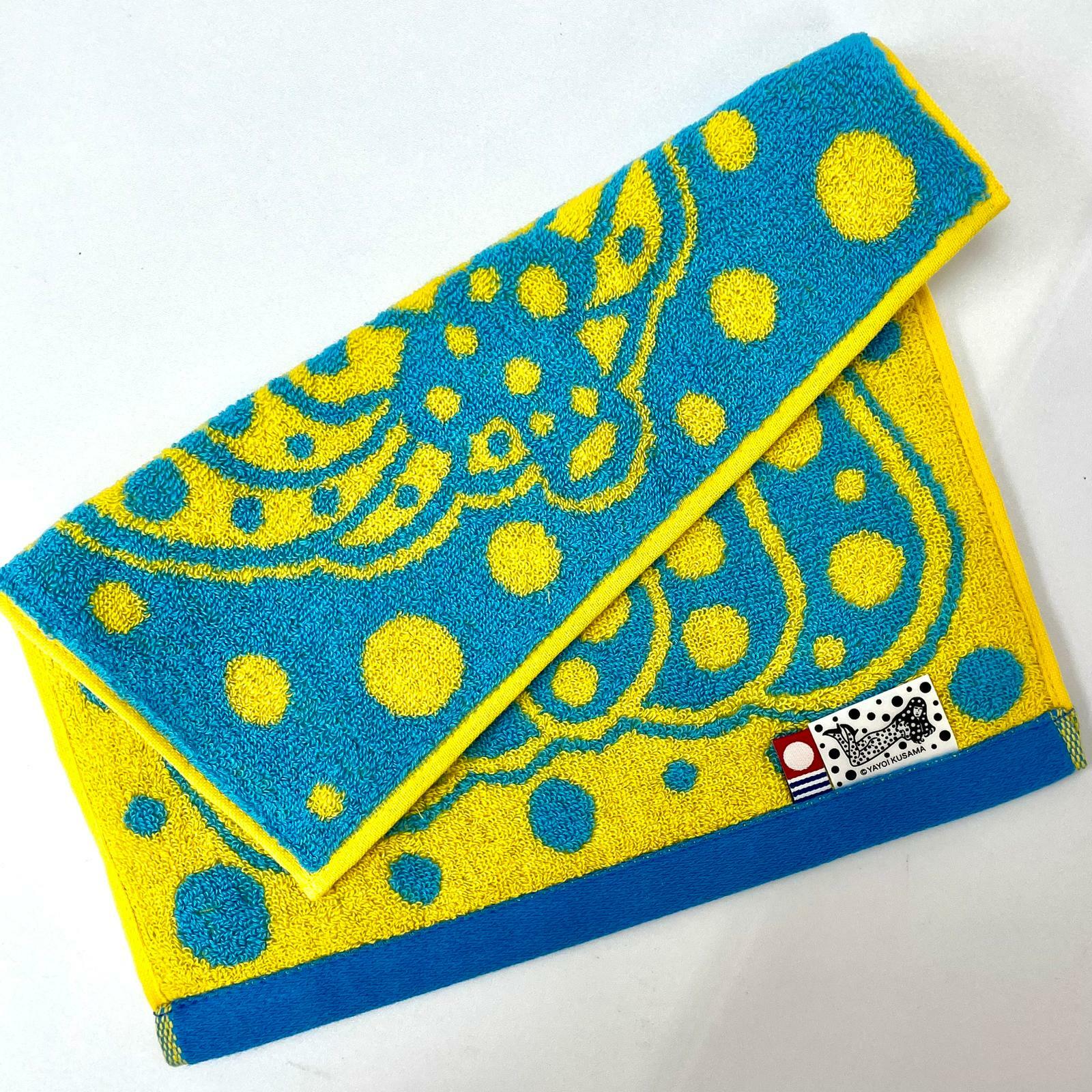 Towel Handkerchief (Blue & Yellow)