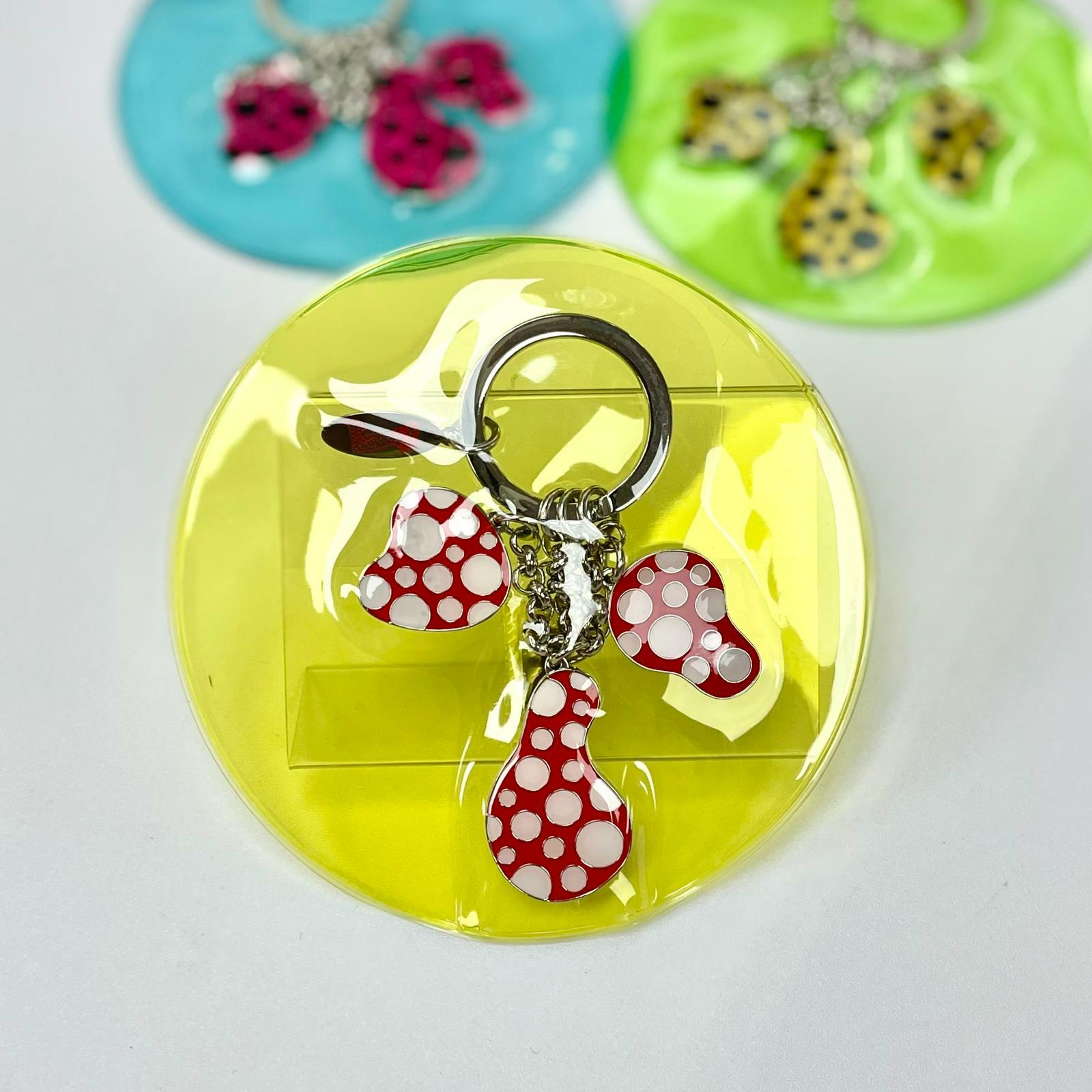 Yayoi Kusama 'Dots Obsession' Keychain (Yellow)