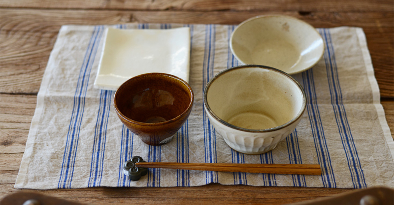 linen Placemats Stripe linen｜studio m'