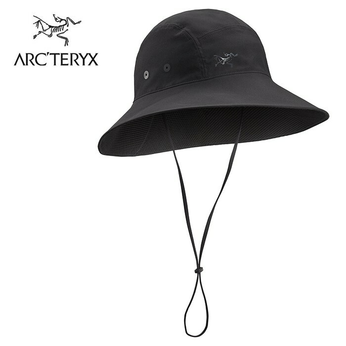 Arcteryx 始祖鳥 SINSOLA 遮陽帽 抗UV 黑色 NOV