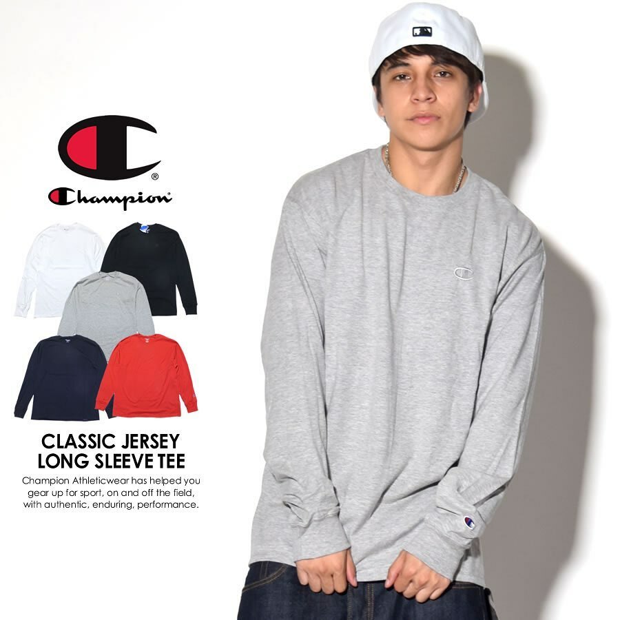 Men’s Champion Classic Logo L/S T-Shirt