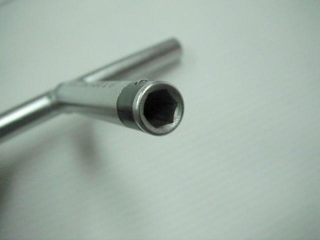 ＊中崙五金【附發票】 T型板手 6.35 * 66mm T型套筒板手/六角板手 可裝起子頭