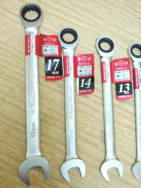 ＊中崙五金【附發票】日本貝印 12mm*長171mm 高扭力梅開板手 梅花棘輪板手 六角板手 特殊合金鋼