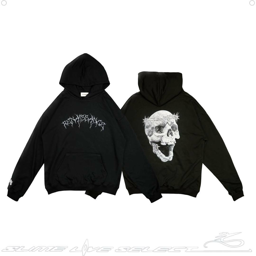 Renaissance Studio - Crown Of Thorns Skull Hoodie