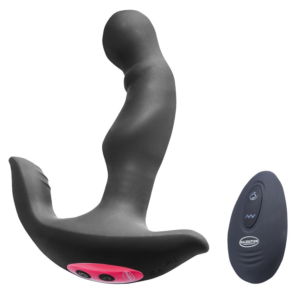 〔德國品牌〕Malesation Rimming Hero Prostate Vibe - 黑色