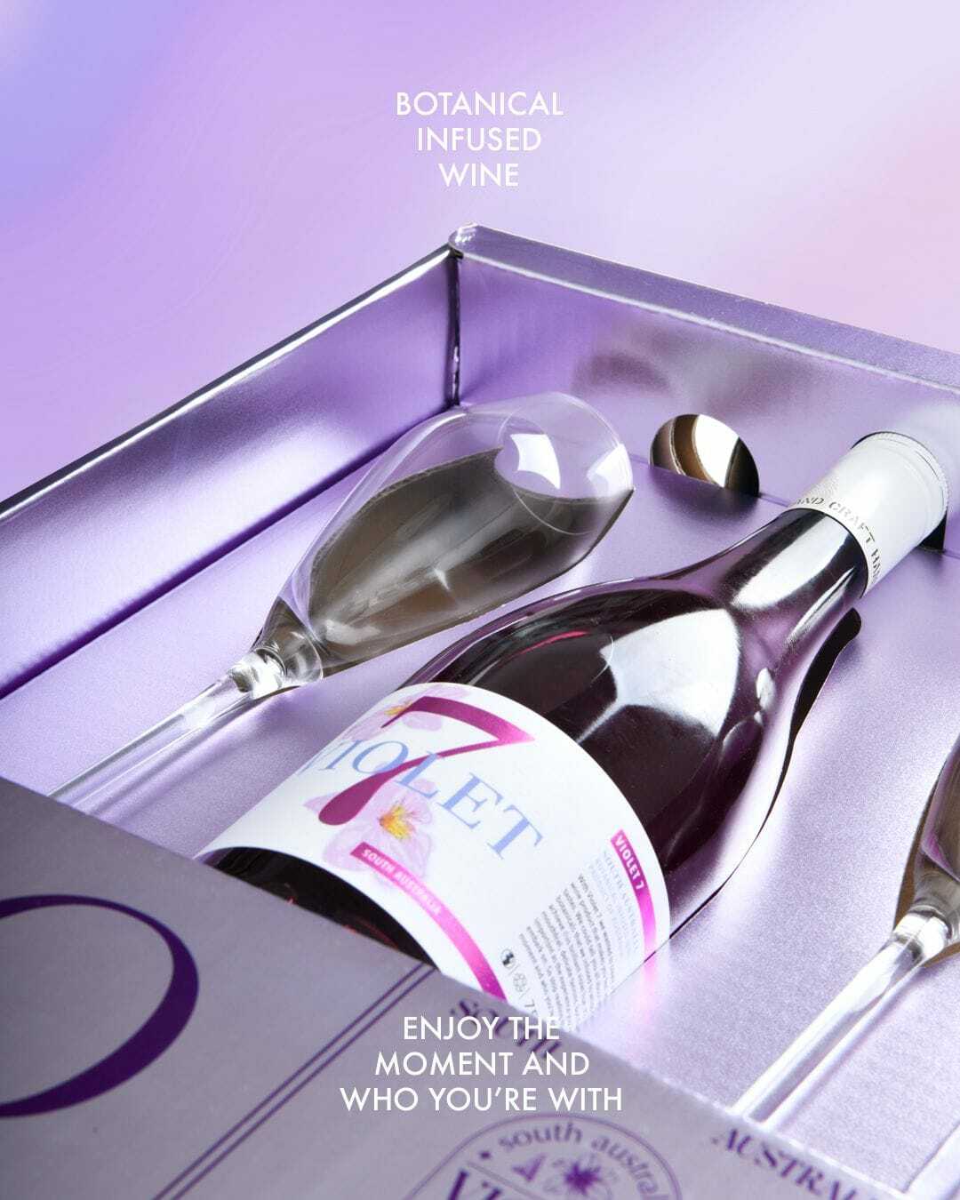 澳洲低度紫色白葡萄酒Violet 7禮盒套裝
