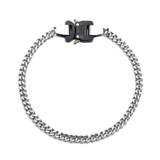 【ACCW005】金屬軍規重磅機能插扣鎖設計項鍊