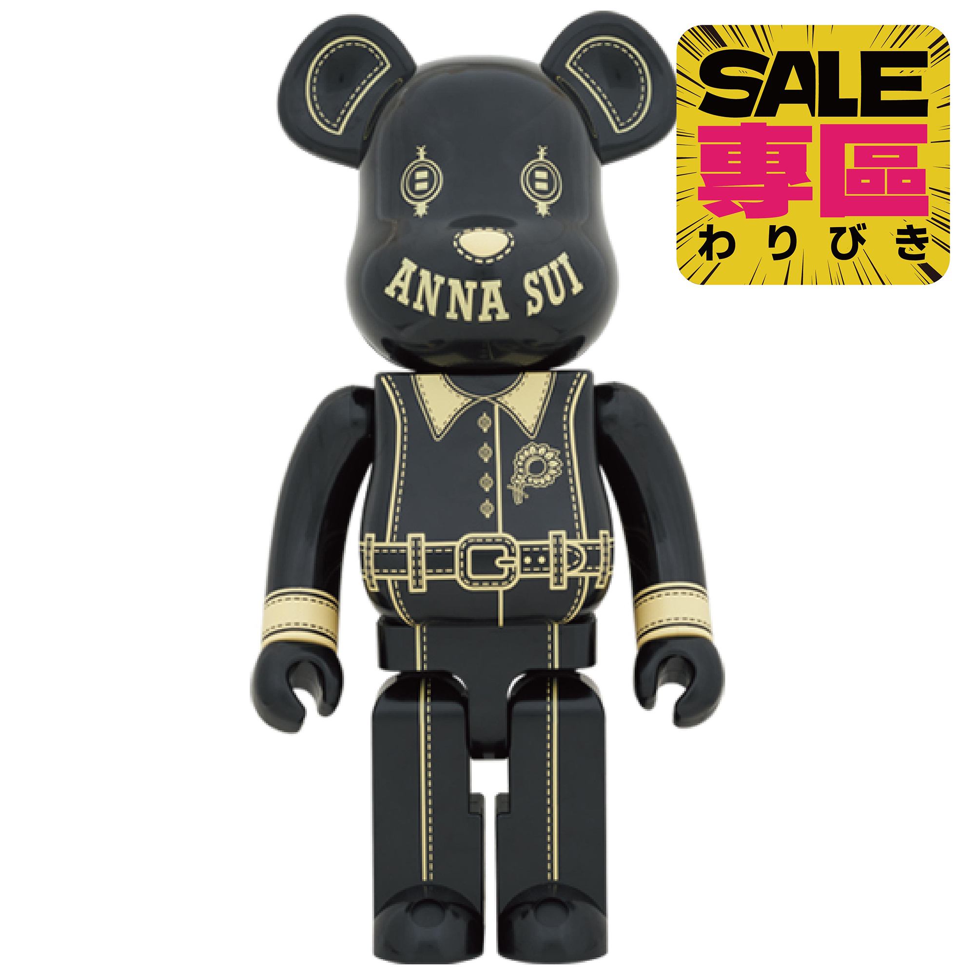 BE@RBRICK 400% ☆ANNA SUI 箱付き ブラック黒 レア コレクション