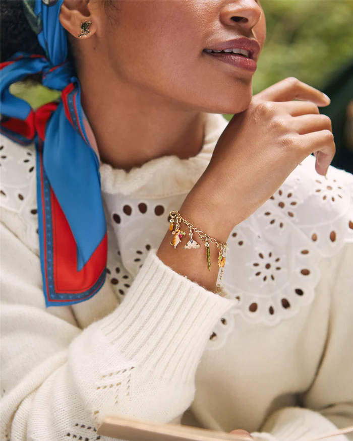 **Fable Enamel Moth Charm 40119