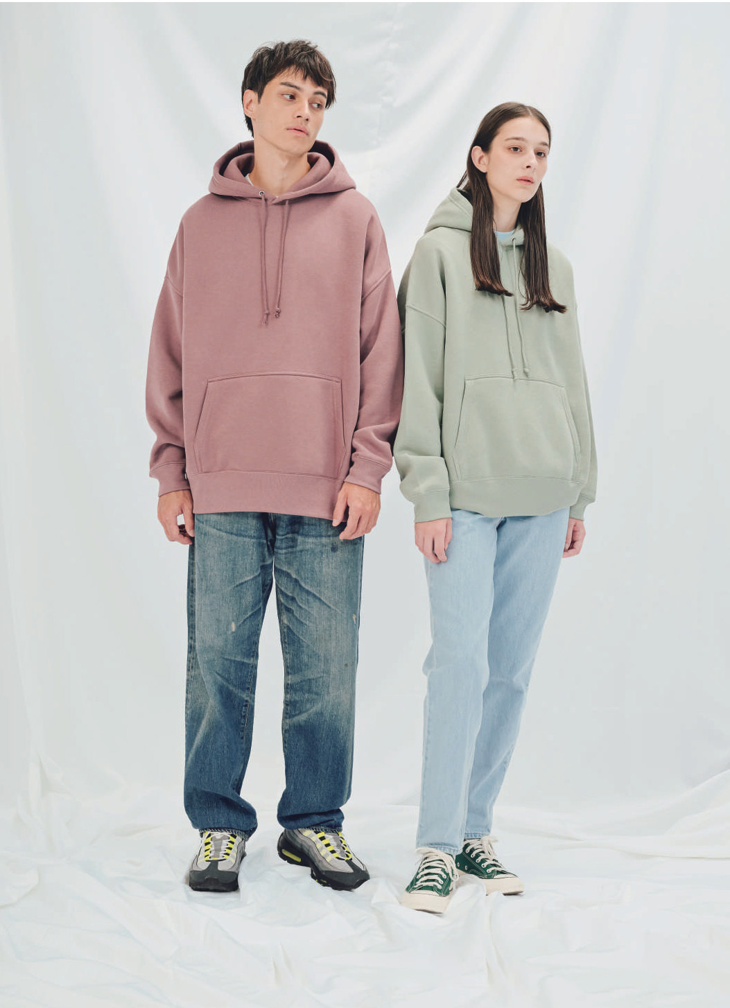 日本授權 United Athle 5631-01落肩 10OZ 鋪棉 連帽T恤