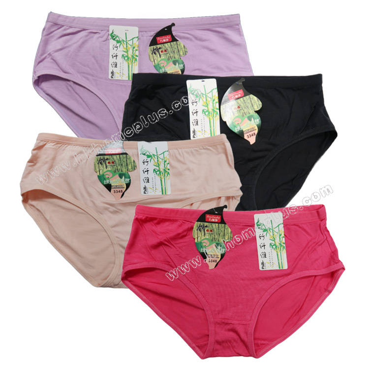 4條裝 女裝低腰竹纖維內褲