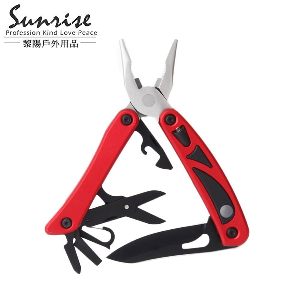 LED萬用工具鉗 (3色) 瑞士刀/萬用刀/登山露營/野外求生/多功能工具 84CRY2086