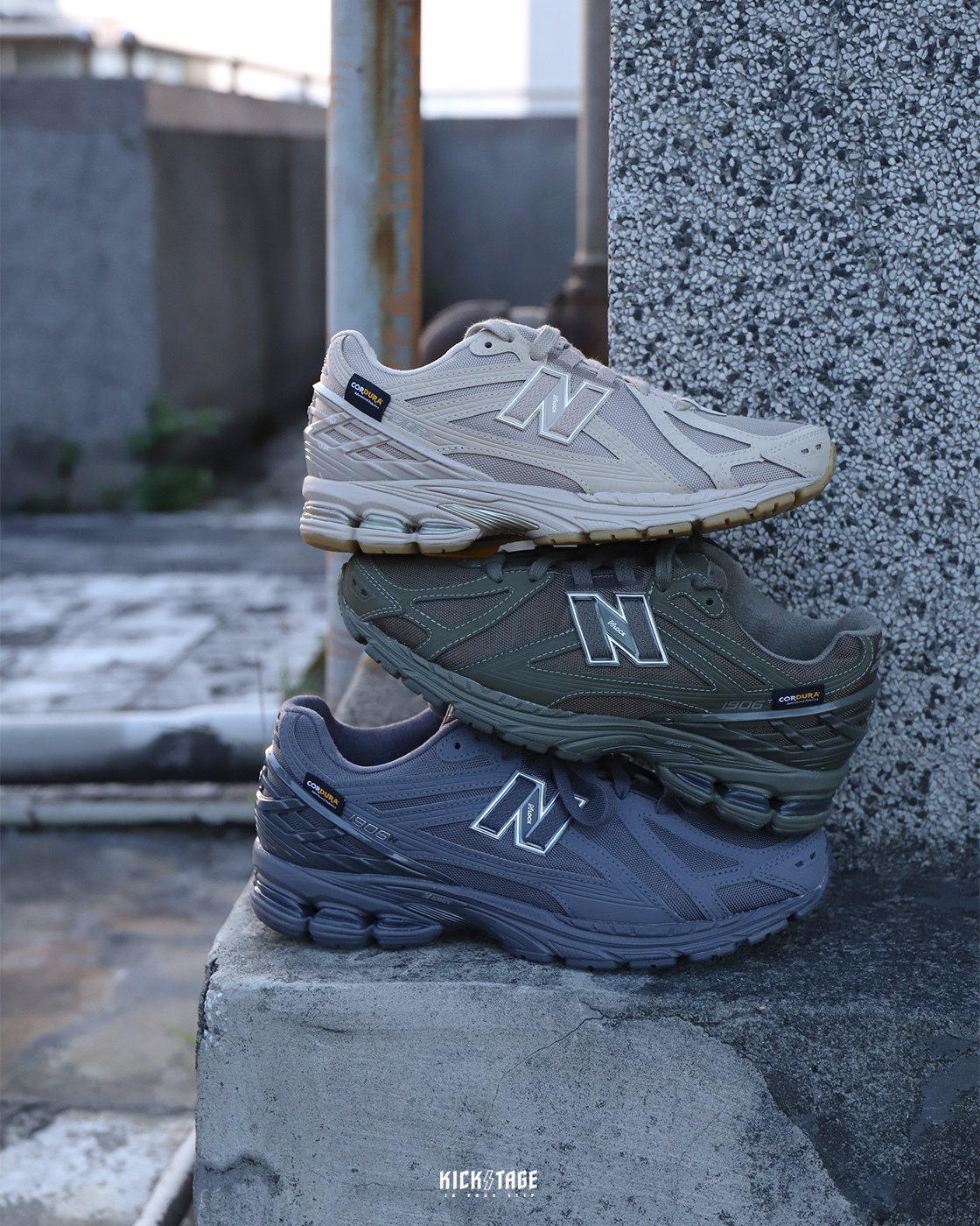 男女鞋NEW BALANCE x CORDURA 1906R 抗撕裂復古慢跑鞋沙漠棕【M1906RT】軍