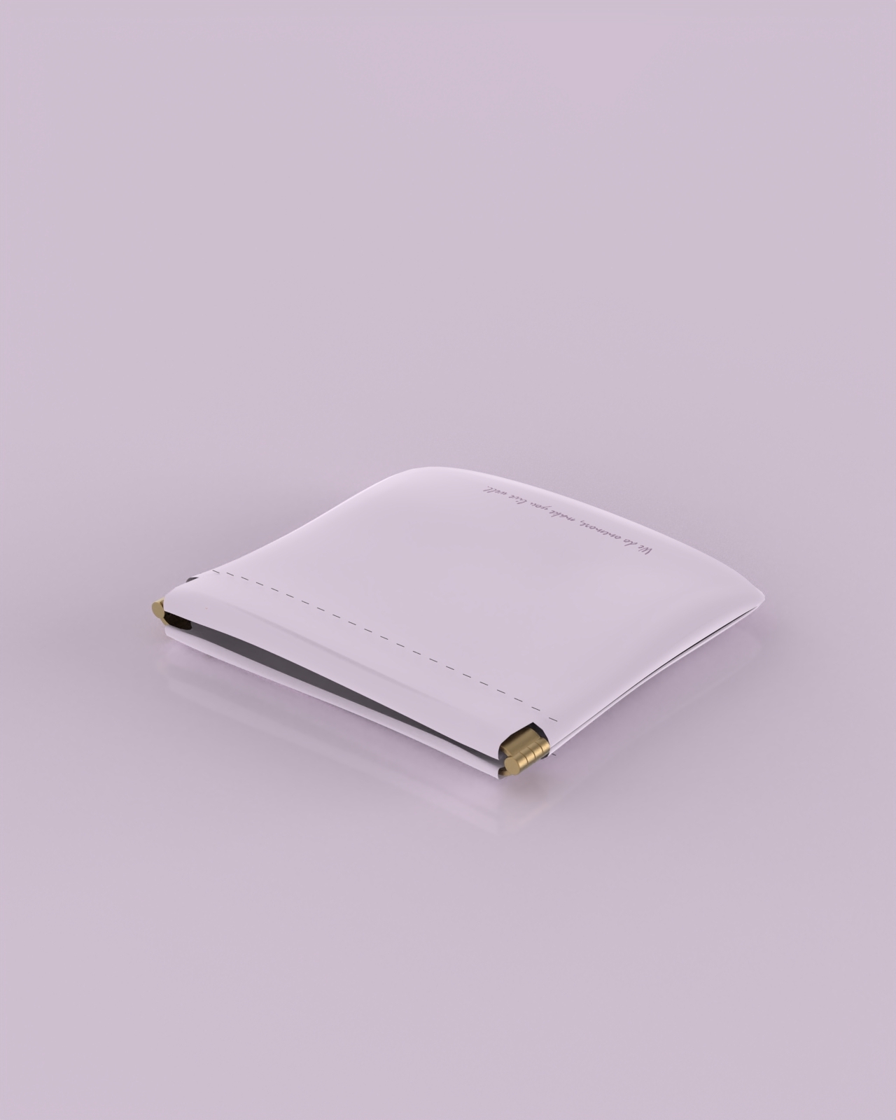 質感皮革收納包 /薰衣草紫/