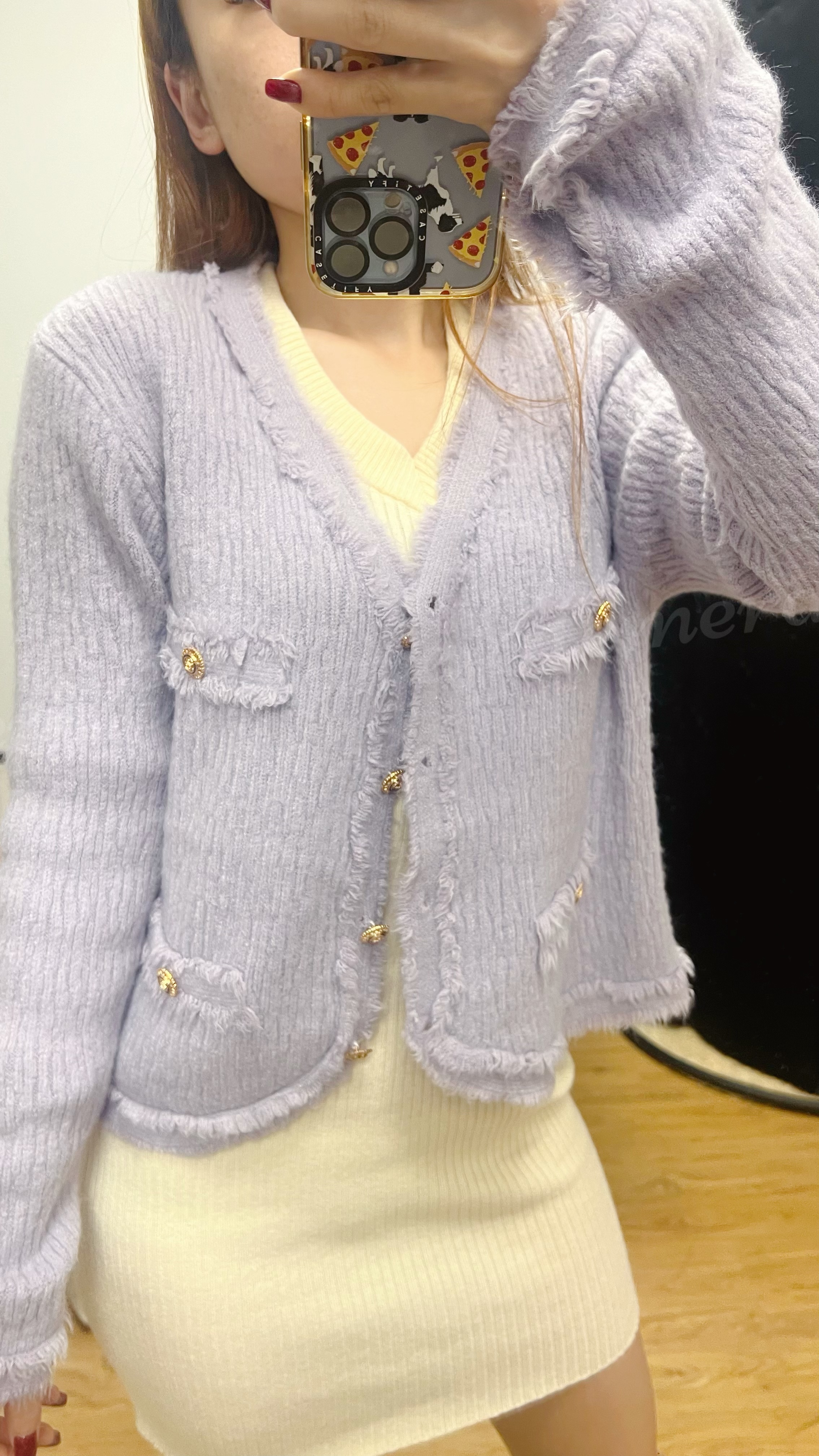 IN STOCK: JK22W1228 小香溫柔顯瘦外套