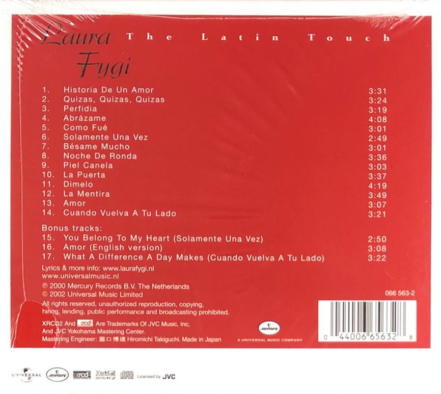 LAURA FYGI-LATIN TOUCH (XRCD)
