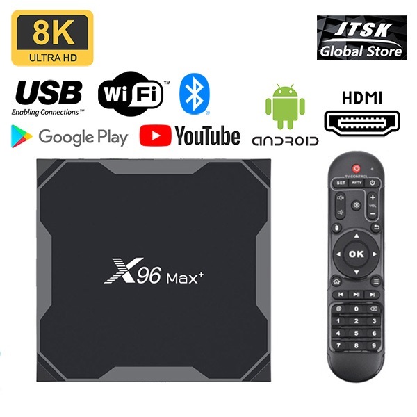 日本JTSK X96 Ultra HD 8K極速網絡直播電視盒(32G全球版本) (P3446)