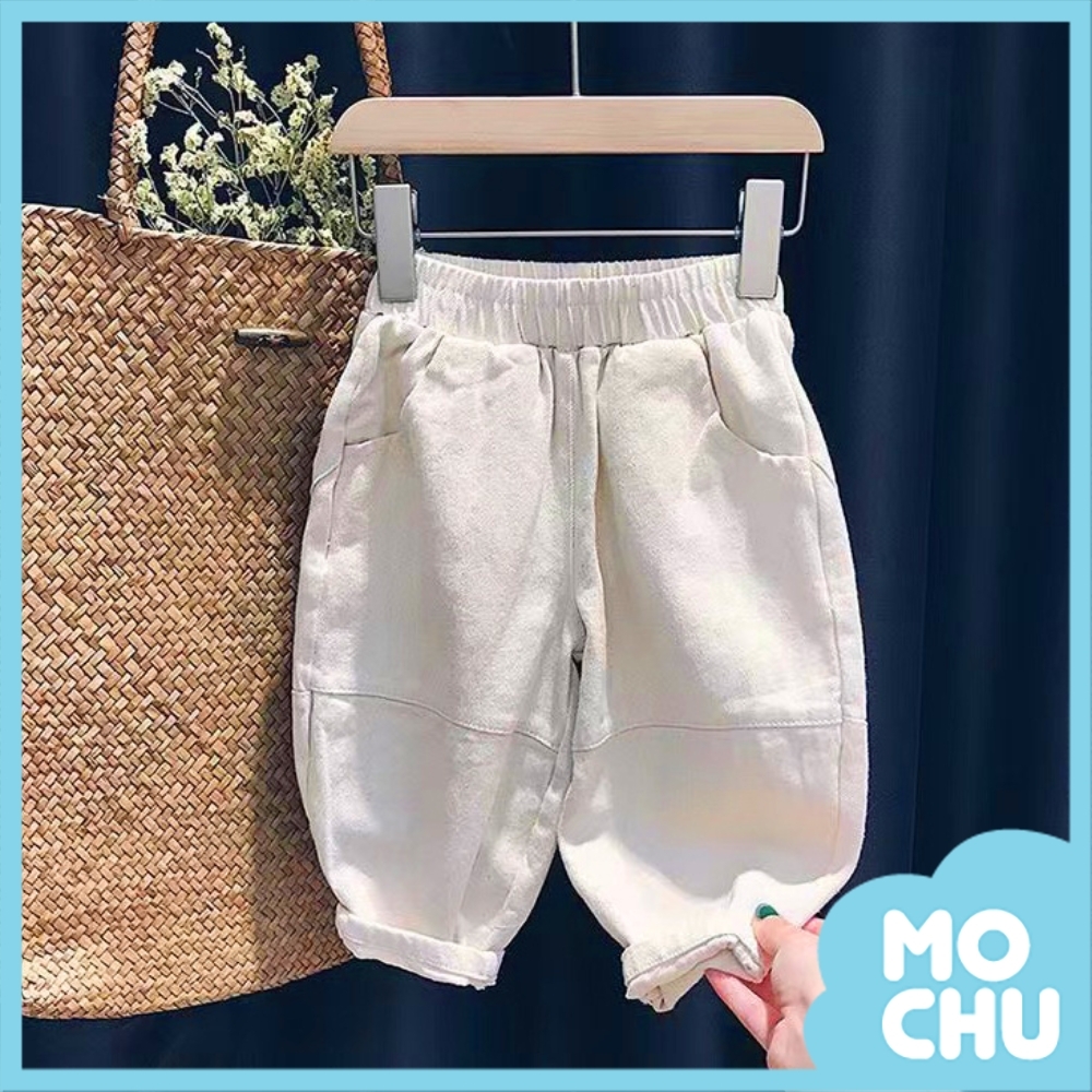 小口袋鬆緊腰牛仔褲(兩色)