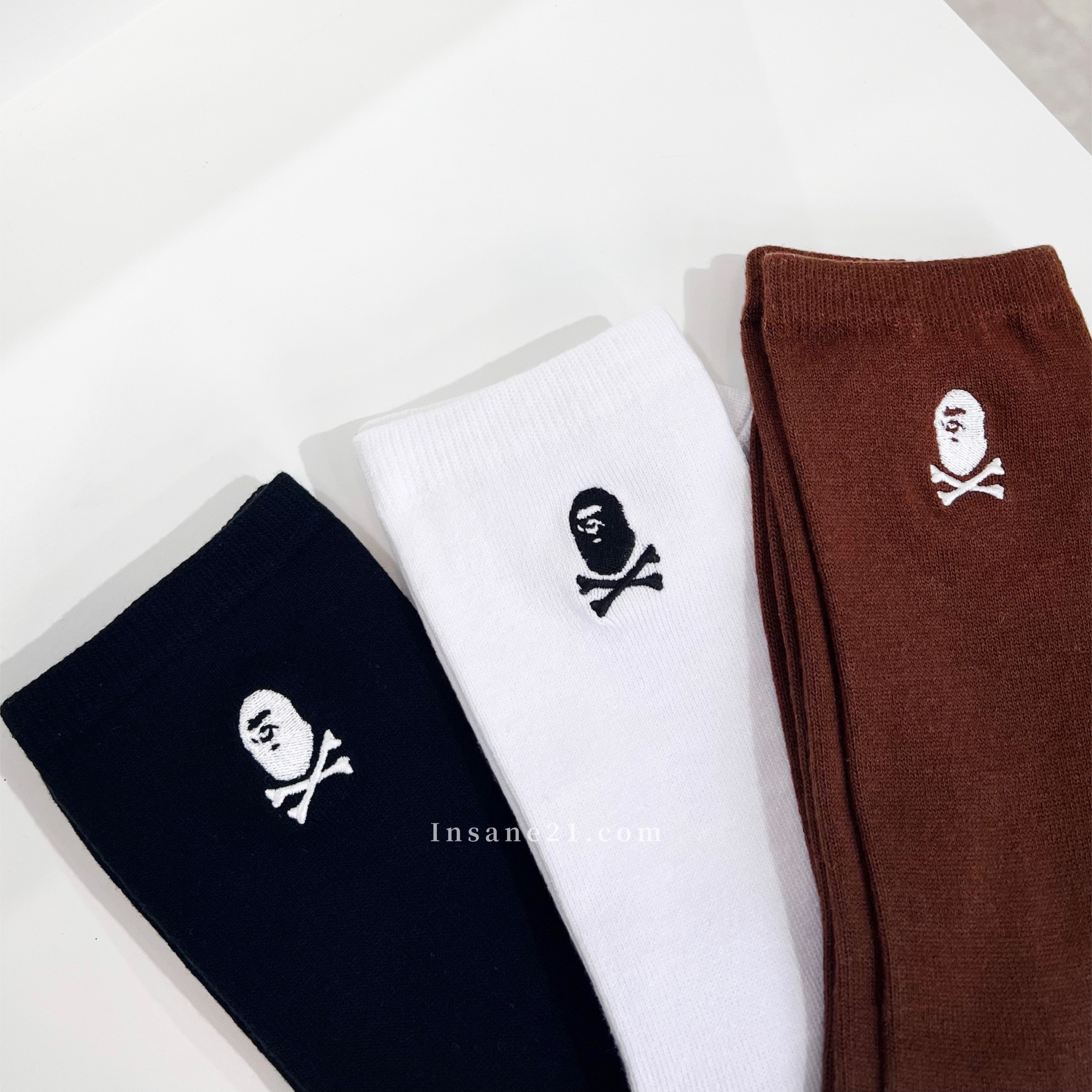 APE BAPE A BATHING APE 猿人 PIRATE 海盜 長襪