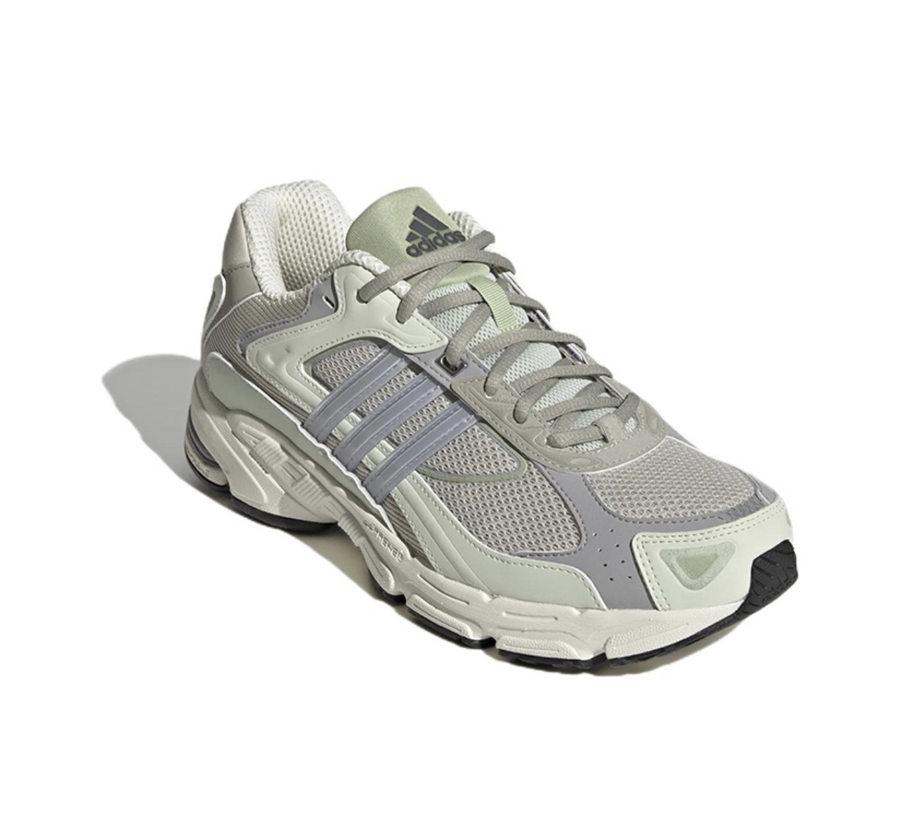 ADIDAS 灰綠 復古 網布 拼接 老爹鞋 網布 三葉草 女鞋 GY2015 Dec Lu