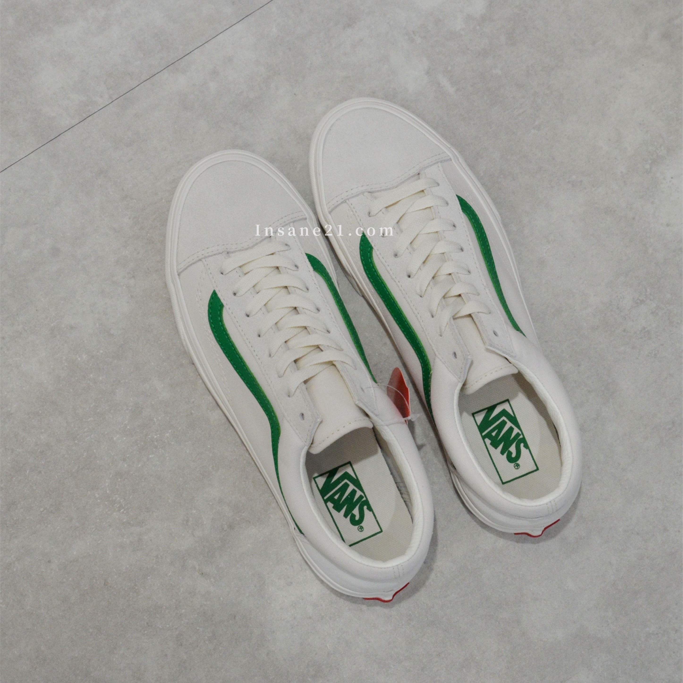 VANS MARSHMALLOW STYLE 36 白綠