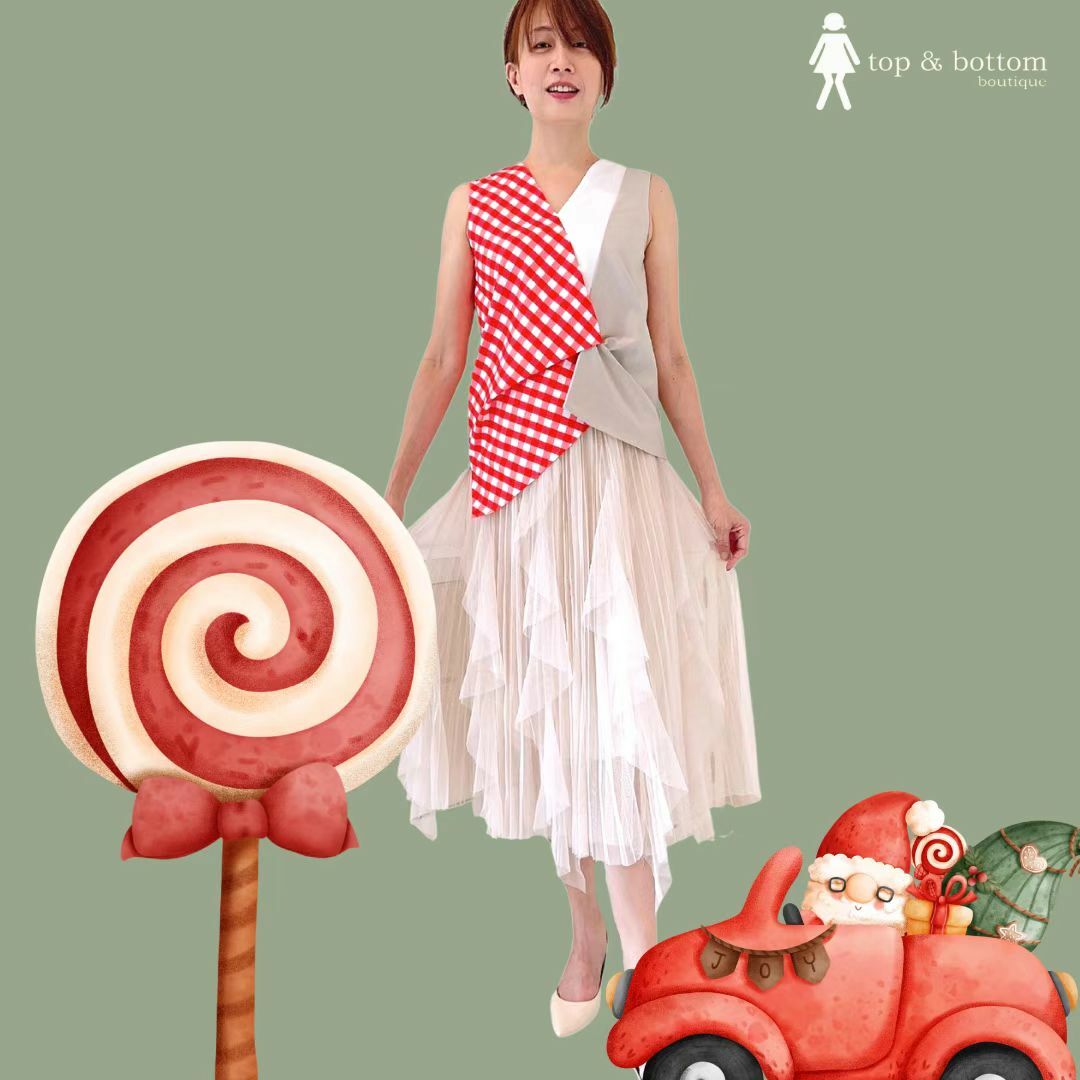 CHECKED DETAILED BLOUSE