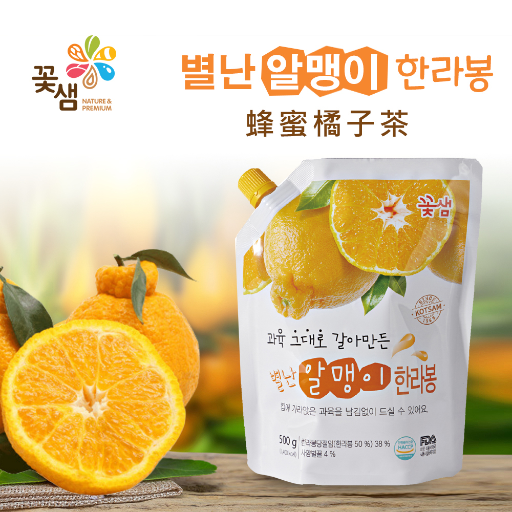 【BK SHOP】花泉-蜂蜜橘子茶(果醬)500g