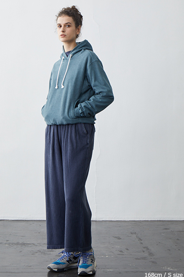 Good On - 厚磅口袋帽T / 石板藍