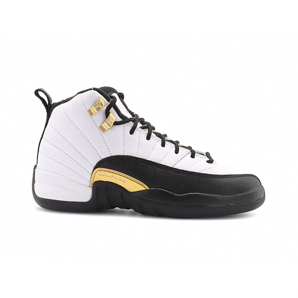 Air Jordan 12 Retro Royalty Taxi 皇室 白黑金 153265-170