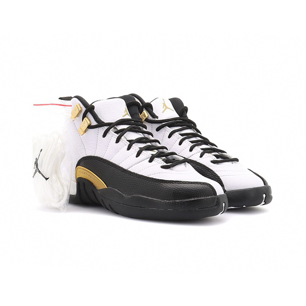 Air Jordan 12 Retro Royalty Taxi 皇室白黑金153265-170