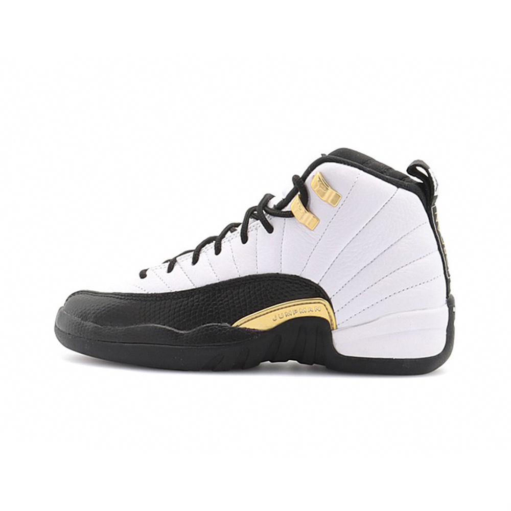 Air Jordan 12 Retro Royalty Taxi 皇室 白黑金 153265-170