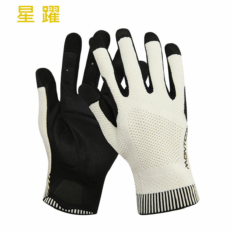 星躍米色長指手套