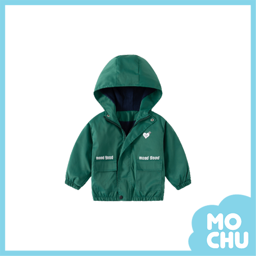 愛心字母保暖衝鋒外套