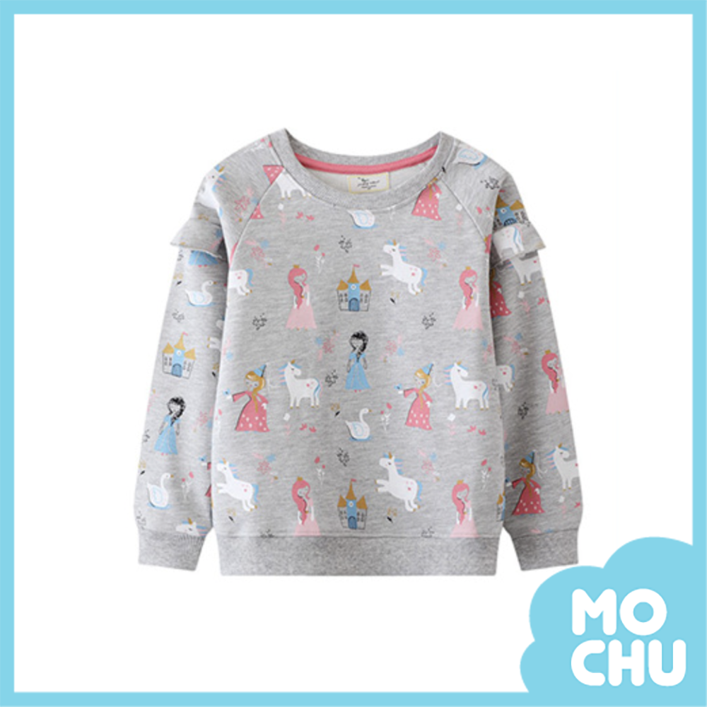 公主獨角獸灰色上衣
