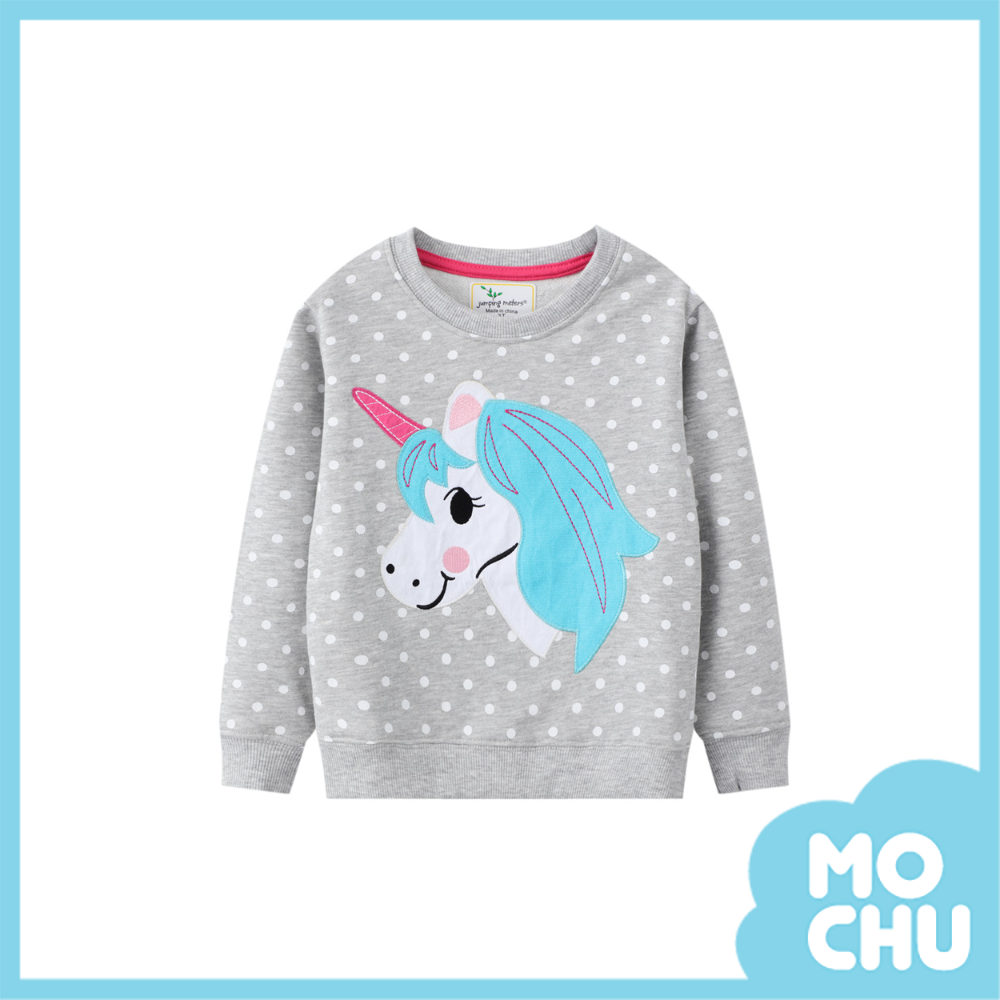 灰色白點獨角獸衛衣