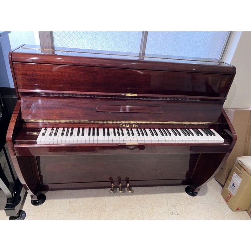 罕見 英國原裝鋼琴CHALLEN  116 德國打弦系統 歐洲琴  中古鋼琴 二手鋼琴 漢麟樂器鋼琴店 保固 終身保修