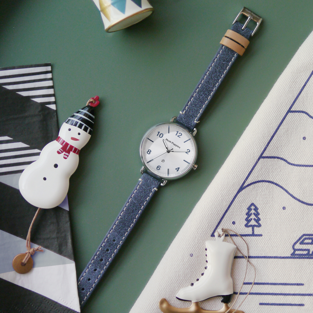 Orbz 麂皮質感女錶