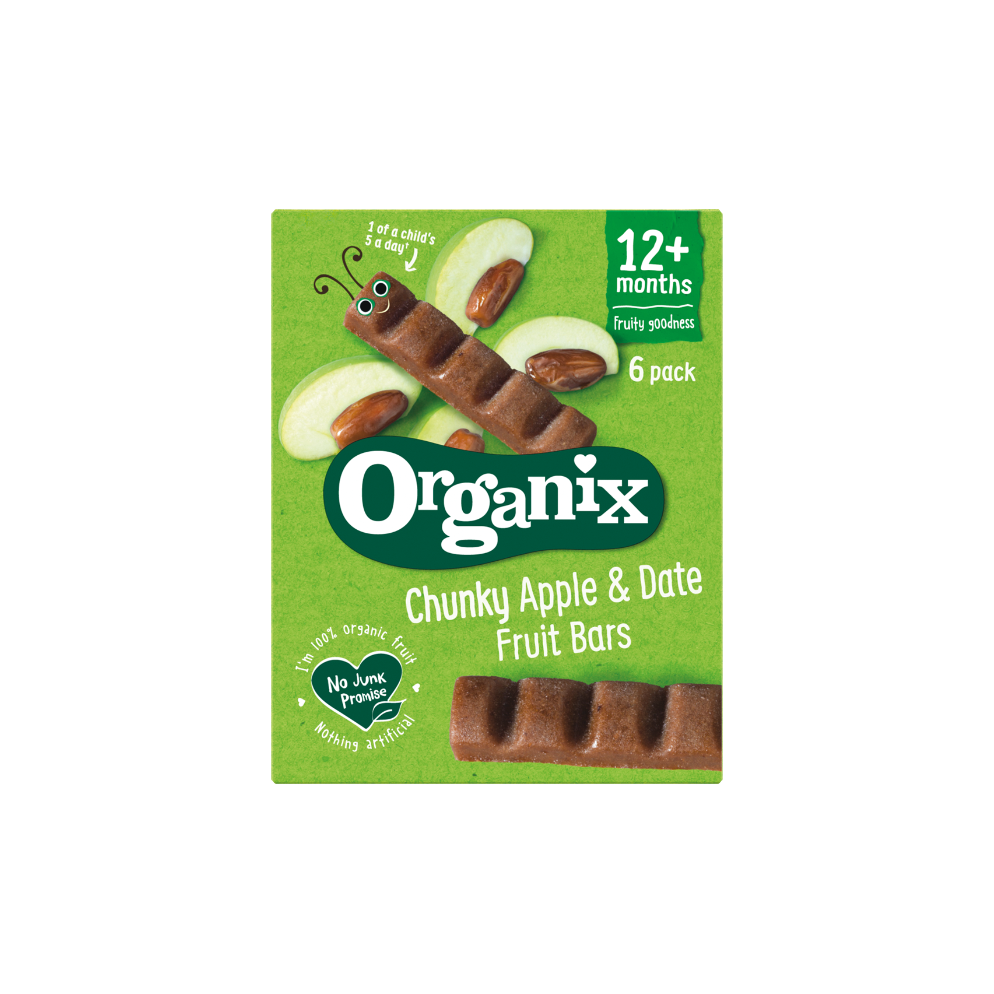 Organix 有機蘋果棗果棒 (6 x 17g) (92336)