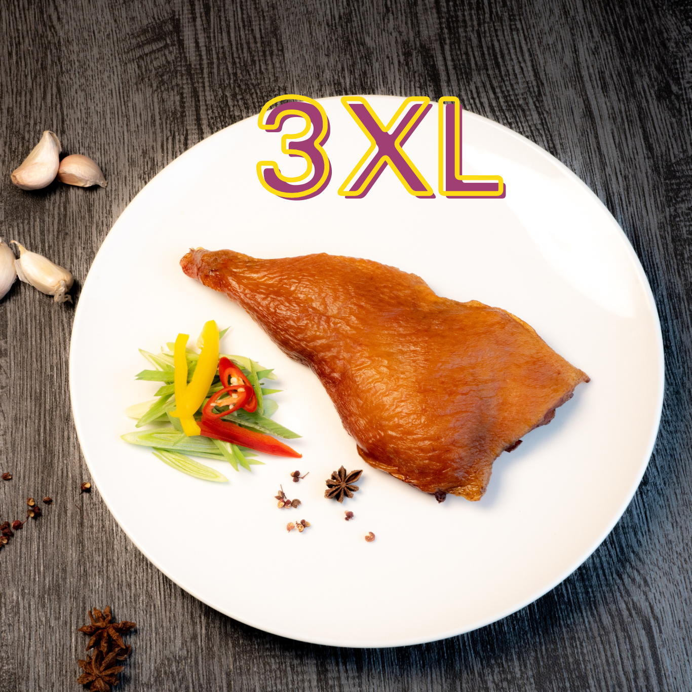 煙燻臘雞腿3X L