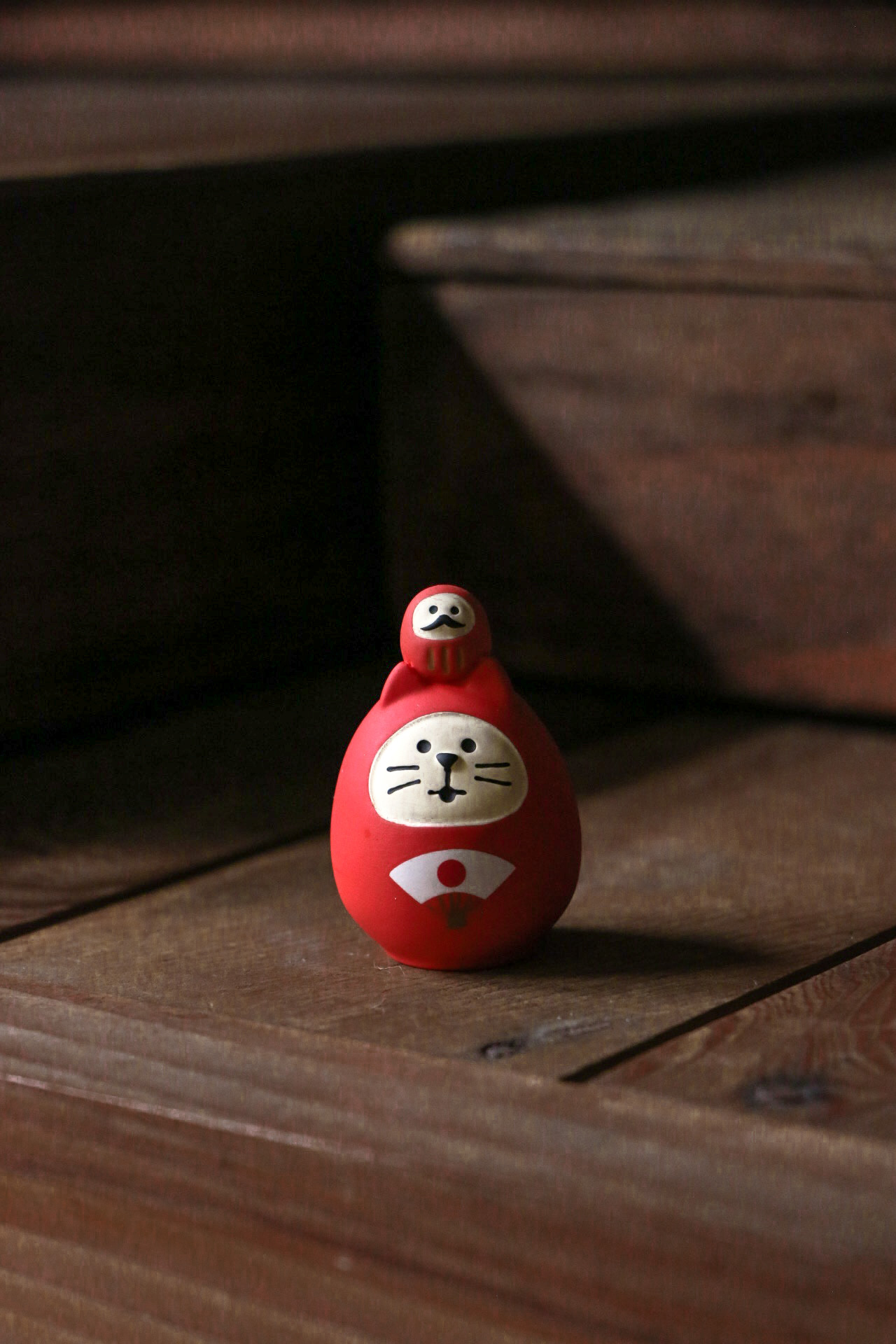 Decole 福運 貓咪達摩